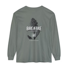 Load image into Gallery viewer, Meditation Long Sleeve T-Shirt - Unisex Garment-Dyed Comfort
