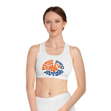 Load image into Gallery viewer, Motivational Sports Bra - &quot;Never Stop Moving&quot; Fitness Activwear
