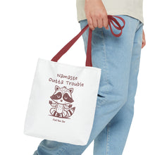Load image into Gallery viewer, Namaste Outta Trouble Tote Bag | Find Your Zen | Motivational Eco-Friendly Bag
