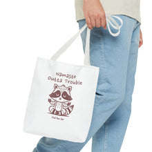 Load image into Gallery viewer, Namaste Outta Trouble Tote Bag | Find Your Zen | Motivational Eco-Friendly Bag
