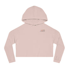 Load image into Gallery viewer, ETI White Women’s Cropped Hooded Sweatshirt

