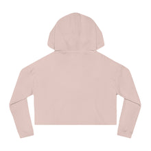 Load image into Gallery viewer, ETI White Women’s Cropped Hooded Sweatshirt
