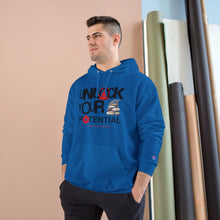 Load image into Gallery viewer, Unlock Your Potential Champion Hoodie - Motivational Sweatshirt for Motivation &amp; Achievement
