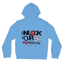 Load image into Gallery viewer, Inspiring Women’s Full-Zip Hoodie - &quot;Unlock Your Potential&quot;
