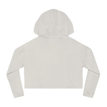 Load image into Gallery viewer, ETI White Women’s Cropped Hooded Sweatshirt
