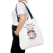 Load image into Gallery viewer, Namaste Outta Trouble Tote Bag | Find Your Zen | Motivational Eco-Friendly Bag
