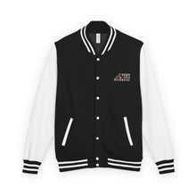 Load image into Gallery viewer, Unisex Heavyweight Letterman Jacket - Awakening Design for Inner Peace
