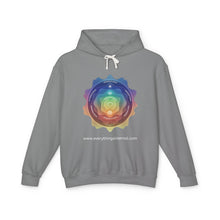 Load image into Gallery viewer, Chakra Vibes Unisex Lightweight Hooded Sweatshirt
