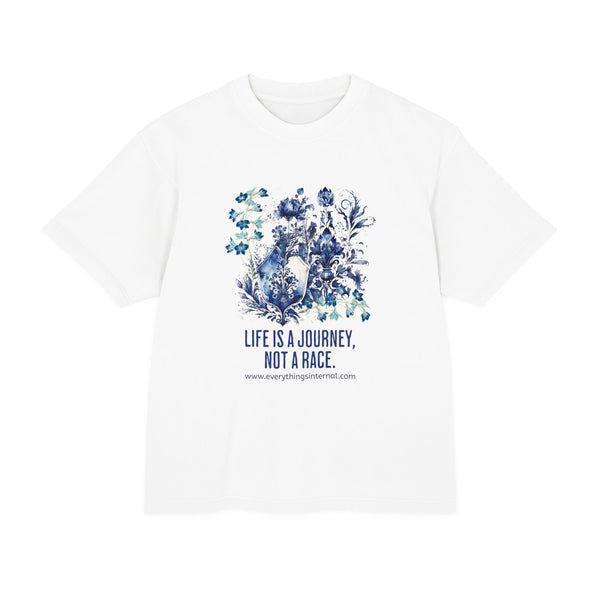 Life is a Journey Unisex Heavy Tee - Urban Style, Inspirational Graphic T-Shirt