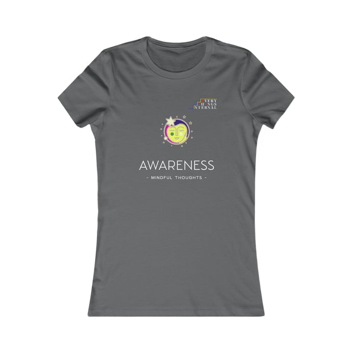 Mindful Thoughts Awareness Women's Tee - Embrace Positivity and Self-Care