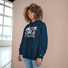 Load image into Gallery viewer, Unlock Your Potential Champion Hoodie - Motivational Sweatshirt for Motivation &amp; Achievement
