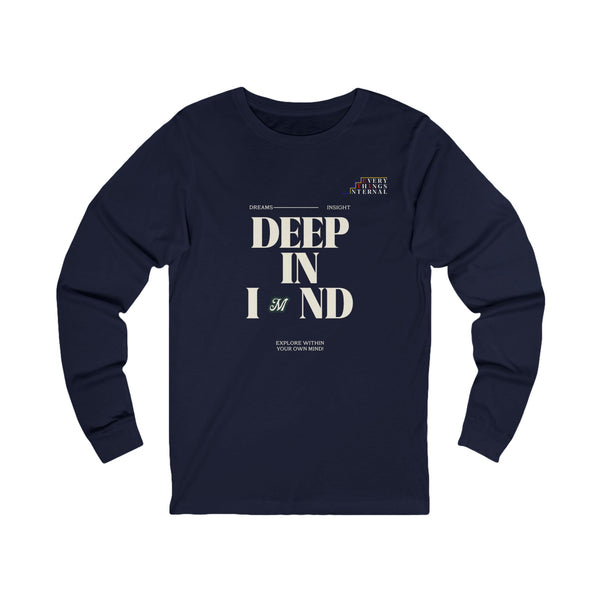 Deep Insight Unisex Long Sleeve Tee – Motivation & Inspiration T-Shirt