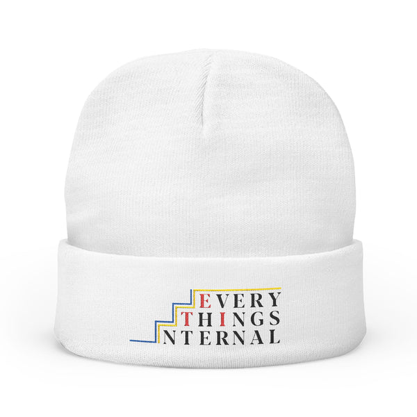 Embroidered Knit Beanie - Every Thngs Internal
