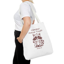 Load image into Gallery viewer, Namaste Outta Trouble Tote Bag | Find Your Zen | Motivational Eco-Friendly Bag
