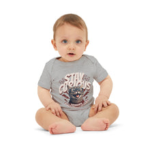 Load image into Gallery viewer, Stay Curious Infant Jersey One Piece - Cute Cat Design for Newborns and Infants

