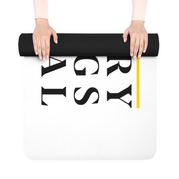 Motivational Rubber Yoga Mat - 
