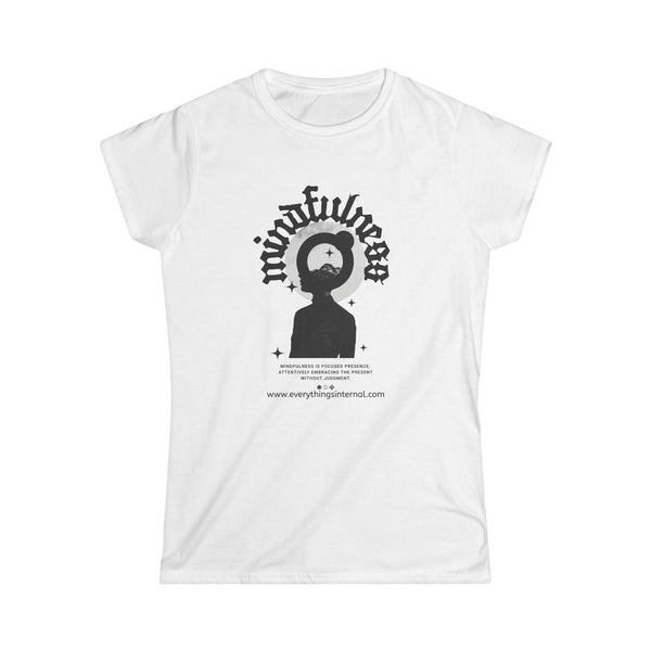 Empowerment Women's Softstyle Tee - Mindfulness & Self-Care Graphic T-Shirt