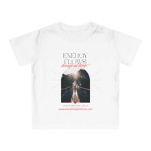 Load image into Gallery viewer, Energy Flows Baby T-Shirt | Infinite Vibrations Design | Cute &amp; Inspirational Kids Apparel
