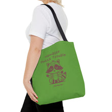 Load image into Gallery viewer, Namaste Outta Trouble Tote Bag | Find Your Zen | Motivational Eco-Friendly Bag
