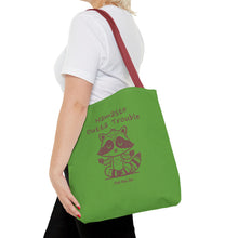 Load image into Gallery viewer, Namaste Outta Trouble Tote Bag | Find Your Zen | Motivational Eco-Friendly Bag
