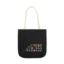 Load image into Gallery viewer, Inspirational Canvas Tote Bag with Colorful Straps - Perfect for Garden Lovers and Self-Care Enthusiasts
