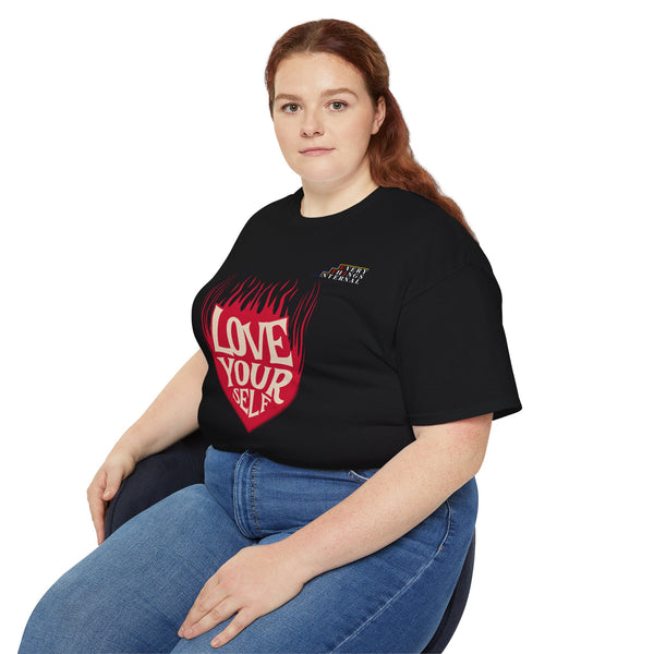 Self-Love Graphic Tee, Unisex Cotton Shirt, Motivational T-Shirt, Positive Vibes Top, Gift for Friends, Empowerment Wear