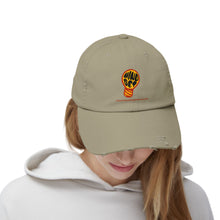 Load image into Gallery viewer, Unisex Distressed Cap - Mindset Lightbulb Design
